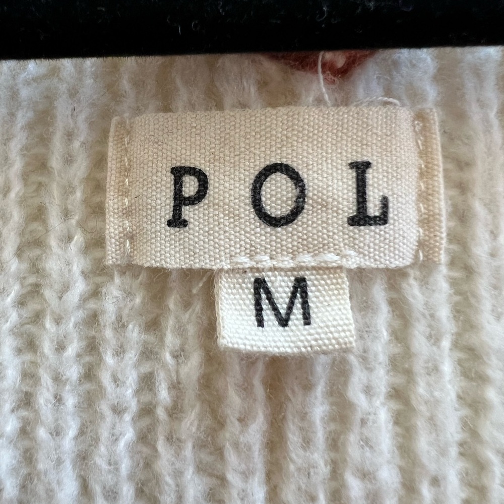 POL Patchwork Cable Knit Oversized Cardigan Boho … - image 3